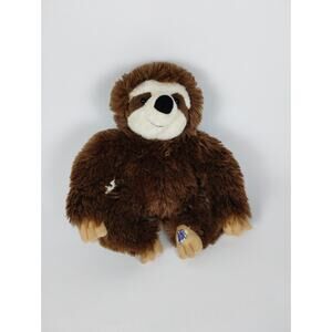 Webkinz Sloth Plush HM659 Brown Monkey 9" 2012 - Ganz - No Code